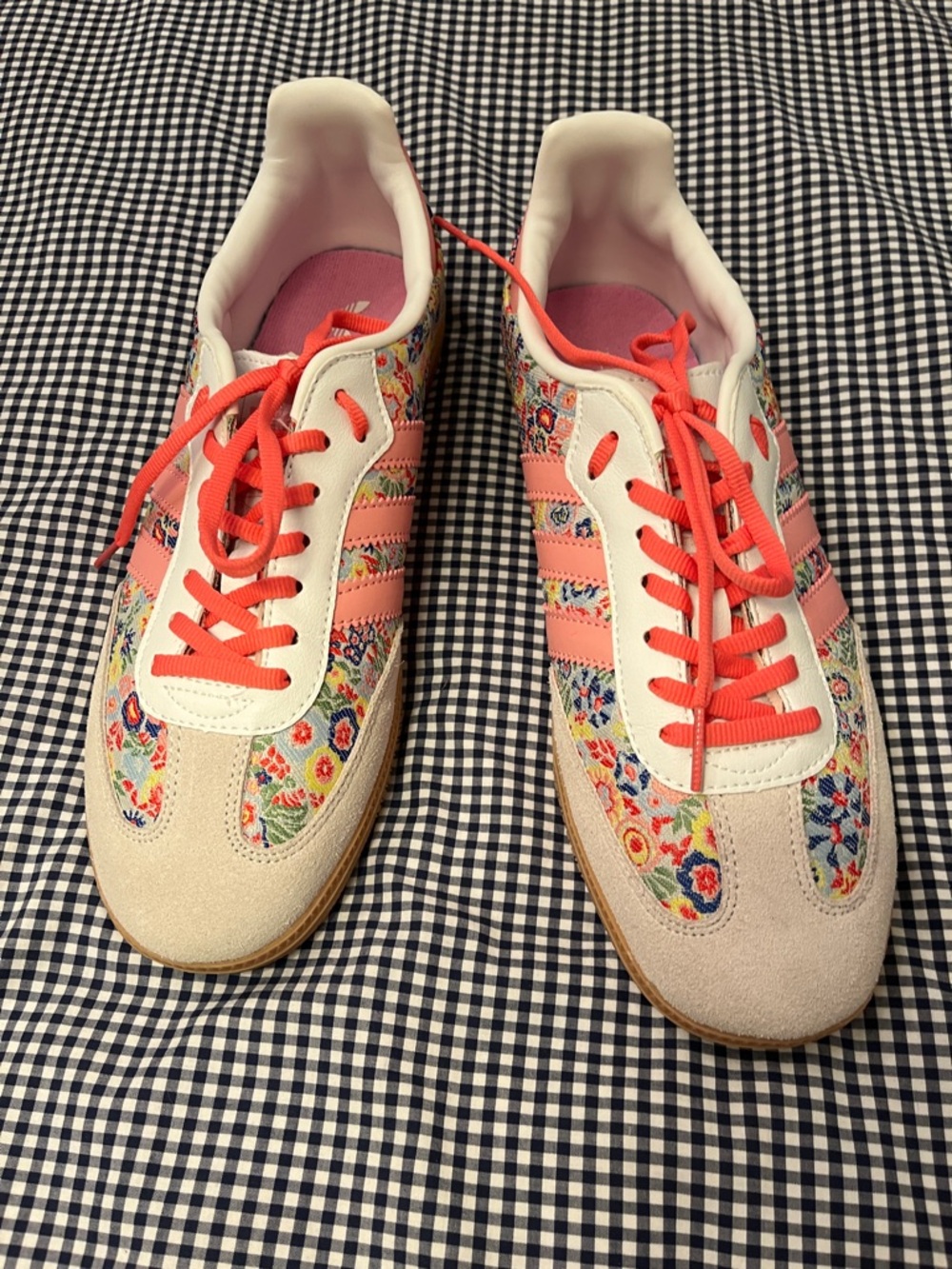 Adidas X Liberty London Pink Floral Brocade Sambas NWOB. Fits like US W 10/10.5 - Picture 3 of 9